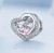 Charms do Pandora złączone serca cyrkonie  próba SREBRO s925