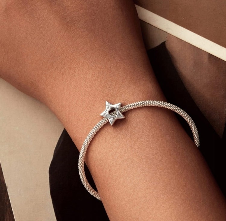 Charms do Pandora gwiazda srebrny charms SREBRO s925