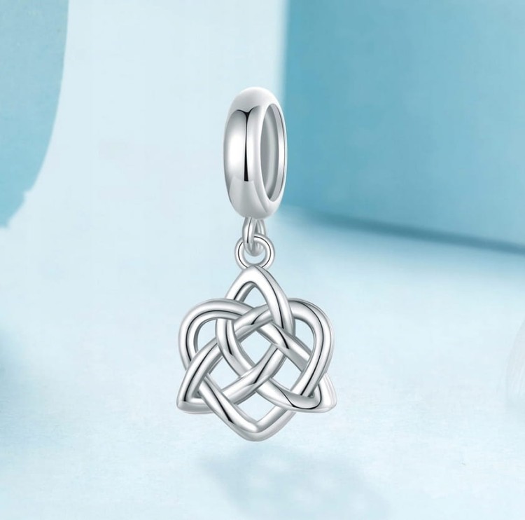 Charms do Pandora srebrny węzeł celtycki SREBRO próby s925