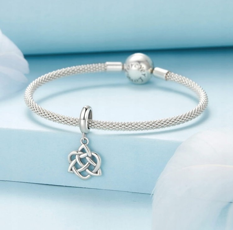Charms do Pandora srebrny węzeł celtycki SREBRO próby s925