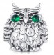 Charms do Pandora Sowa  symbol mądrości SREBRO próby s925