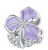 CHARMS Zawieszka IRYS kwiat srebrny beads charms Jakość SREBRO próby s925