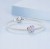CHARMS Zawieszka IRYS kwiat srebrny beads charms Jakość SREBRO próby s925
