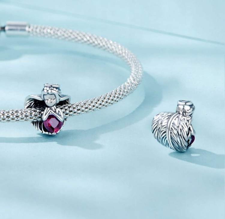 Charms do Pandora srebrny  Anioł SREBRO próby s925