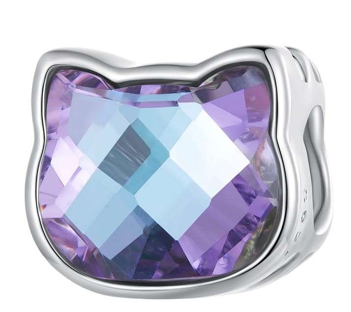Charms do Pandora głowa kota SREBRO próby s925