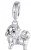 Charms do Pandora srebrny Shih Tzu SREBRO próby s925