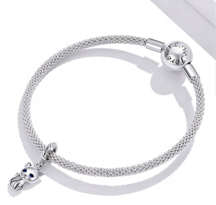 Charms do Pandora Mały Kotek SREBRO próby s925