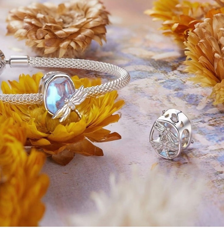 Charms do Pandora Owad Ważka charmsy oryginalny SREBRO próby s925