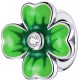 Charms przekładka do Pandora  Koniczynka szczęście charmsy  SREBRO próby s925
