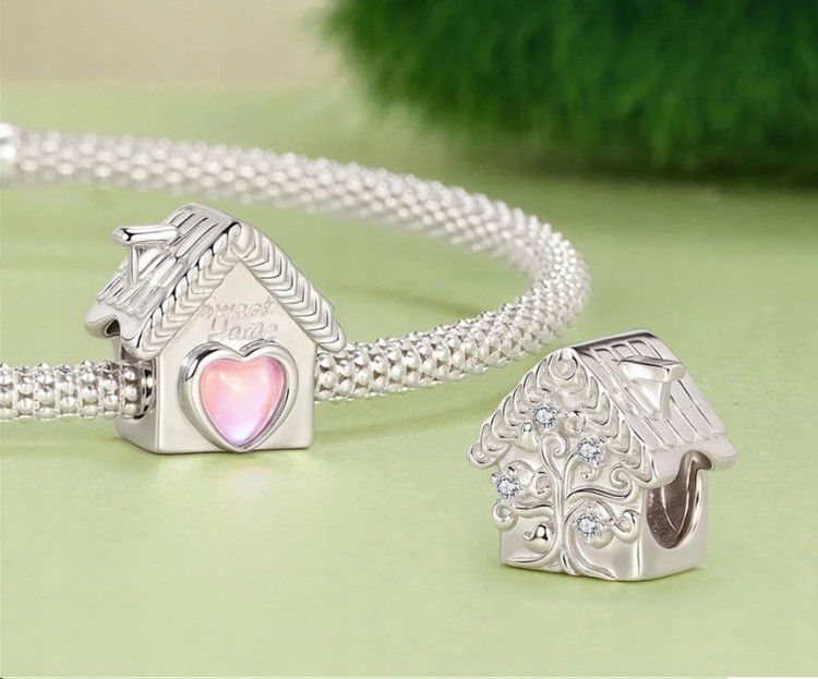 Charms do Pandora Dom rodzina drzewo SWEET HOME SREBRO próby s925
