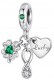 Charms do Pandora Koniczynka talizman na szczęście LUCKY SREBRO próby s925