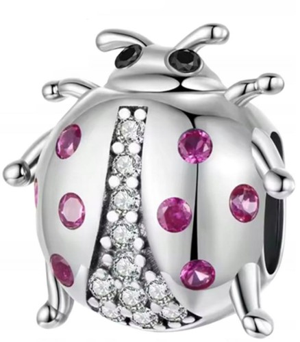 Charms do Pandora Biedronka srebrny charms SREBRO próba s925