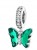 Charms do Pandora zawieszka zielony motyl SREBRO s925