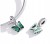 Charms do Pandora zawieszka zielony motyl SREBRO s925