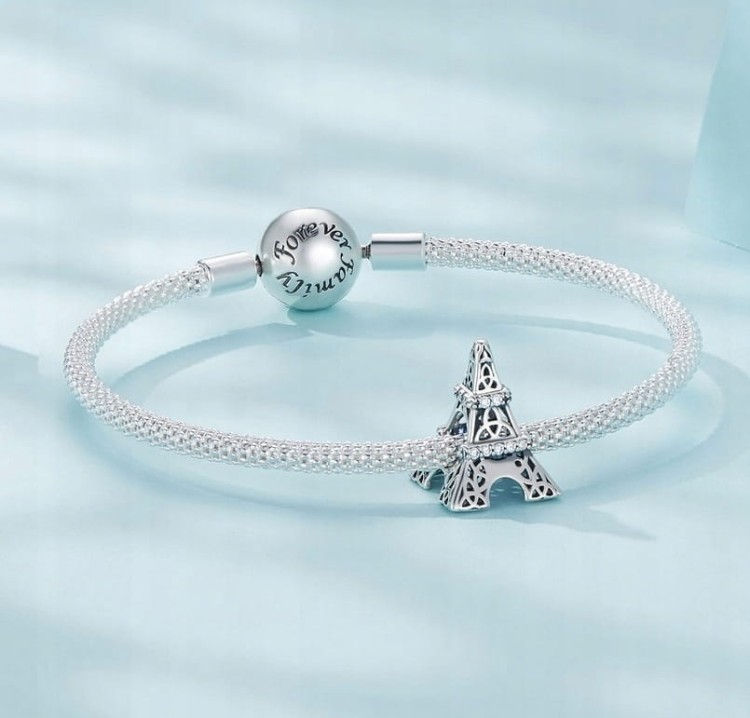 Charms do Pandora wieża EIFFLA srebrny charms SREBRO s925