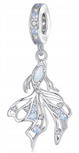 Charms do Pandora Połyskująca Rybka Welonka SREBROs925