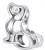 Charms do Pandora  Pies pupil SREBRO próba s925