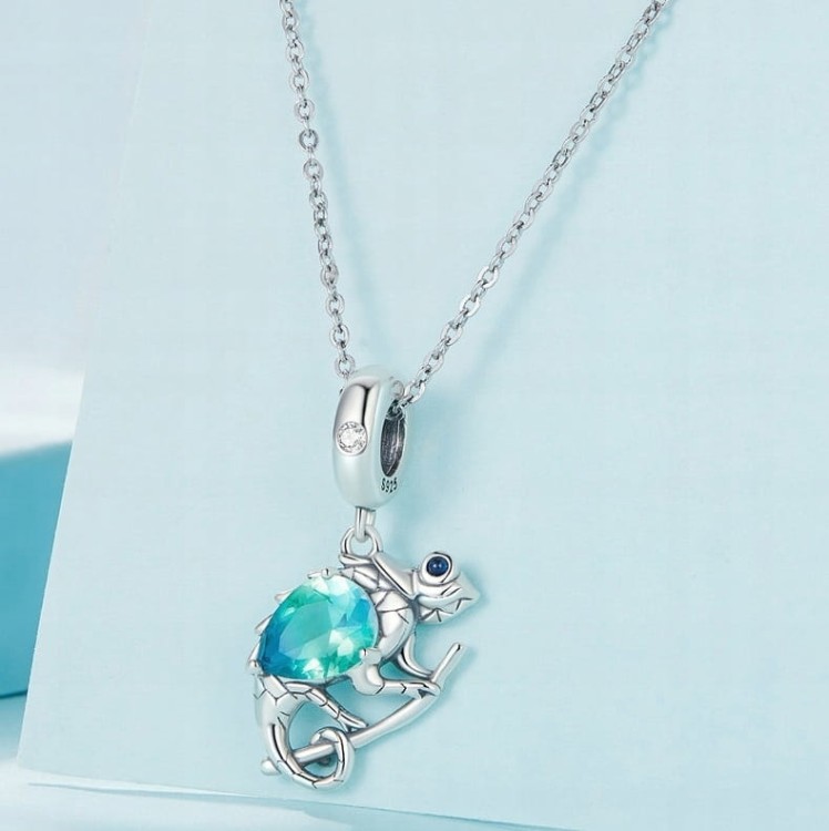 Charms  do Pandora srebrny charms Kameleon  SREBRO próba s925