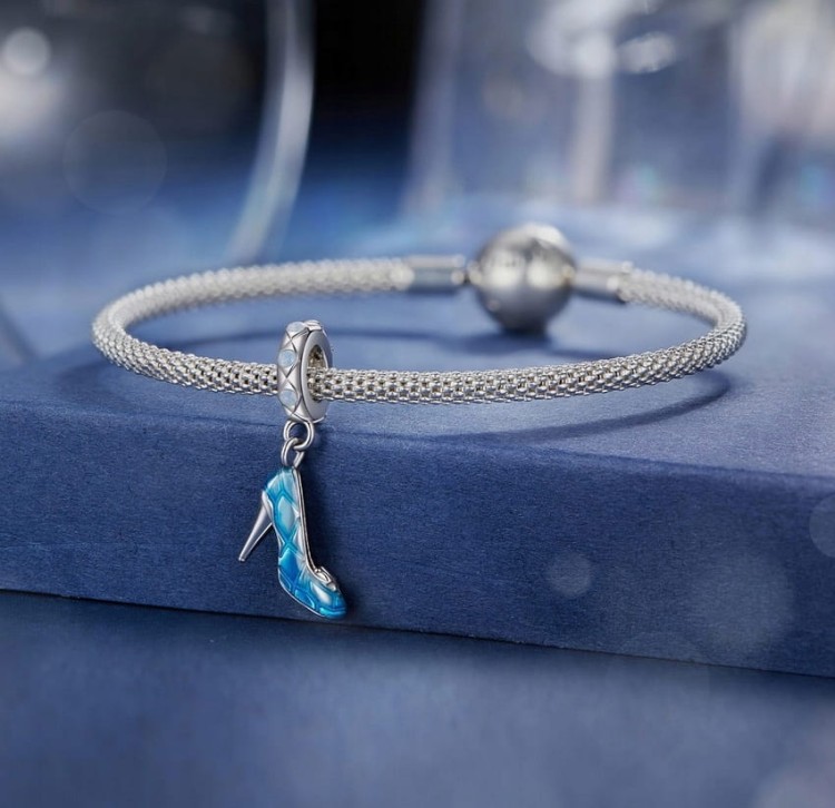 Charms do Pandora Pantofelek Kopciuszka obcas SREBRO próba s925