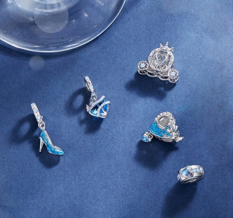 Charms do Pandora Pantofelek Kopciuszka obcas SREBRO próba s925