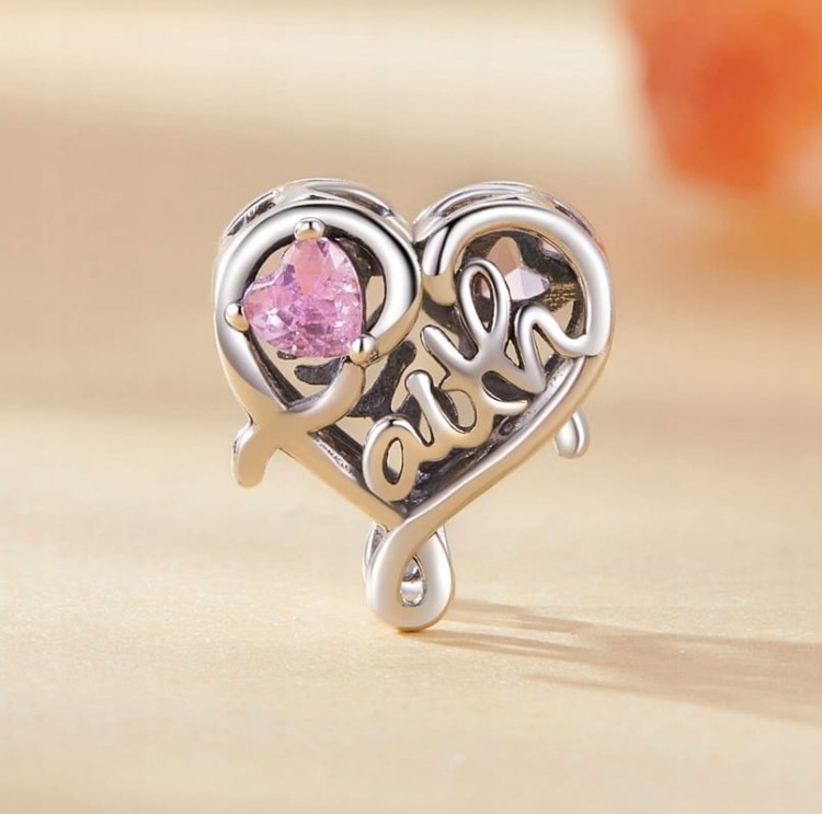 Charms do Pandora FAITH wiara religia SREBRO próba s925