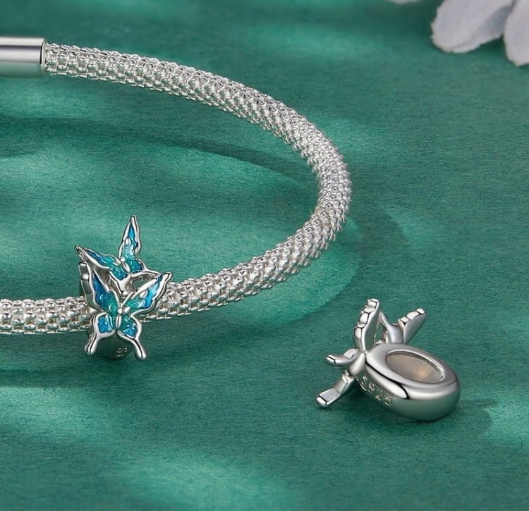 Charms do Pandora stoper Motyl SREBRO próba s925