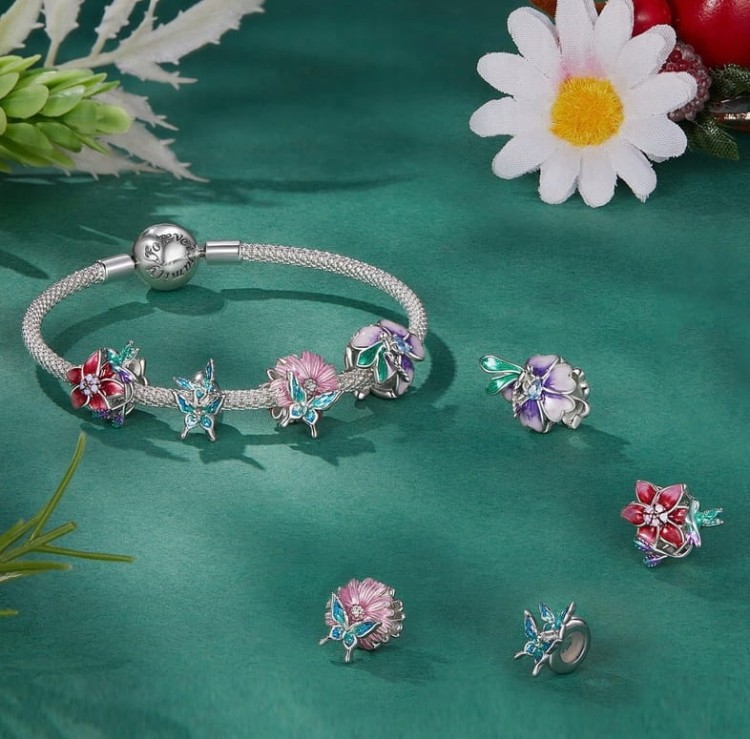 Charms do Pandora stoper Motyl SREBRO próba s925