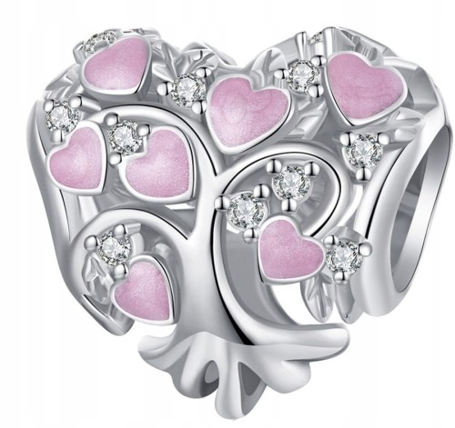 CHARMS do Pandora Drzewo Serce SREBRO próba s925