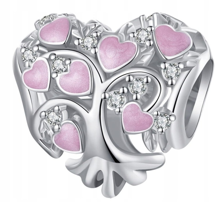 CHARMS do Pandora Drzewo Serce SREBRO próba s925