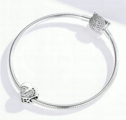 Charms do Pandora serce STÓPKI narodziny dziecka SREBRO próba s925