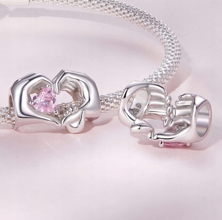 Charms do Pandora  narodziny dziecka mama i dziecko SREBRO próba s925
