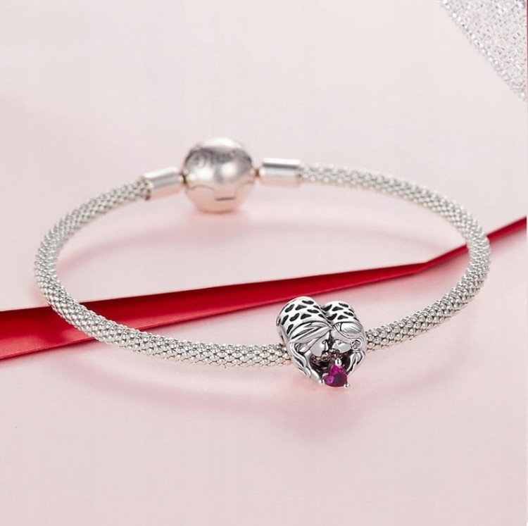 Charms do Pandora Serce Mama i córka Siostry SREBRO  próba s925