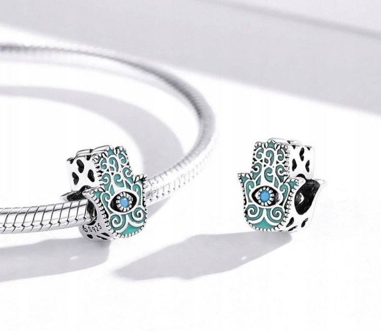 Charms do Pandora Dłoń Fatimy opieka wiara  SREBRO próba s925