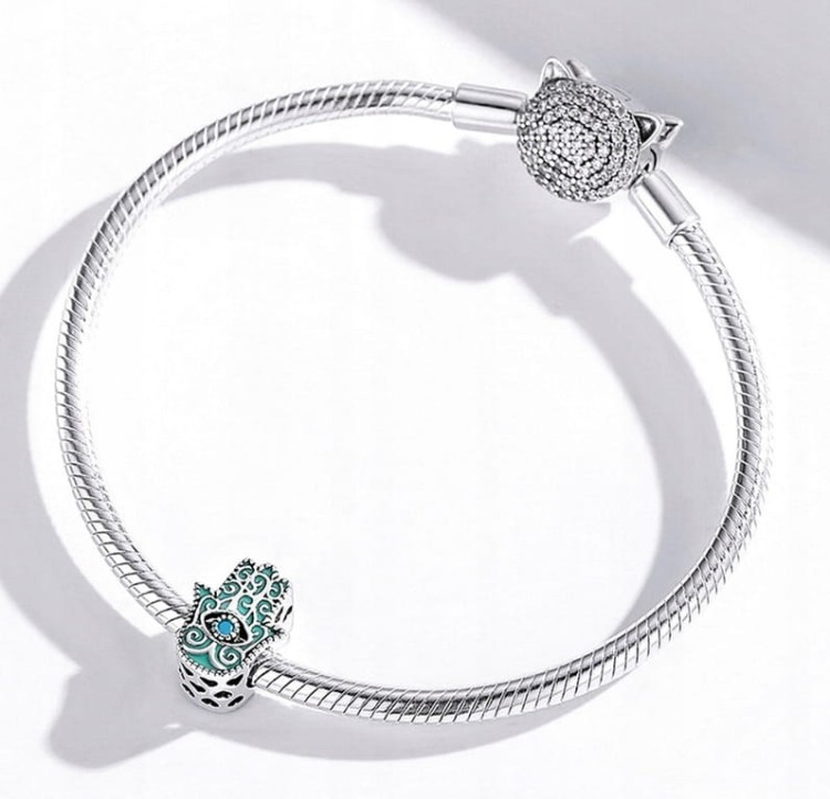 Charms do Pandora Dłoń Fatimy opieka wiara  SREBRO próba s925