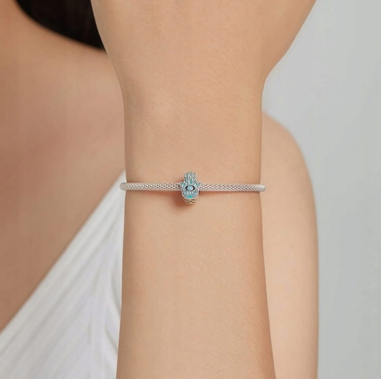Charms do Pandora Dłoń Fatimy opieka wiara  SREBRO próba s925