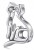 Charms do Pandora Kot kotek pupil SREBRO próba s925