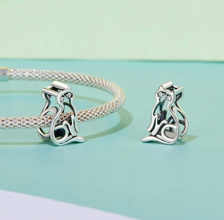 Charms do Pandora Kot kotek pupil SREBRO próba s925