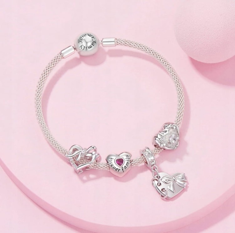 Charms do Pandora Serce Forever Family SREBRO próba s925