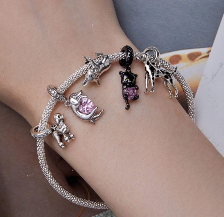 Charms do Pandora Pudel pudelek pies  pupil  SREBRO próba  s925