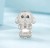 Charms do Pandora Biały Piesek charms SREBRO próby s925