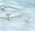 Charms do Pandora Biały Piesek charms SREBRO próby s925