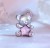 Charms do Pandora różowy MIŚ misiek charms SREBRO próba s925
