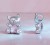 Charms do Pandora różowy MIŚ misiek charms SREBRO próba s925