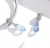 Charms do Pandora niebieski zimowy kryształ charms SREBRO próba s925