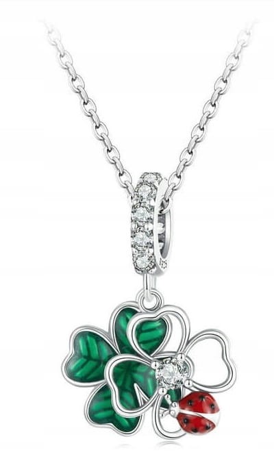 Charms do Pandora KONICZYNKA i BIEDRONKA Szczęście Cyrkonia SREBRO próba S925