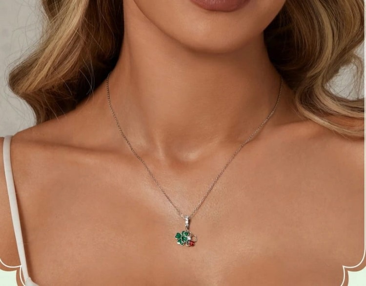 Charms do Pandora KONICZYNKA i BIEDRONKA Szczęście Cyrkonia SREBRO próba S925