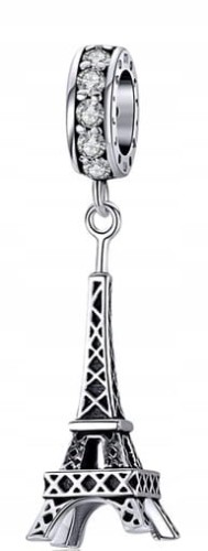 Charms do Pandora wieża Eiffla Paryż SREBRO próba s925