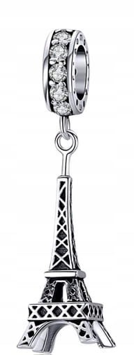 Charms do Pandora wieża Eiffla Paryż SREBRO próba s925