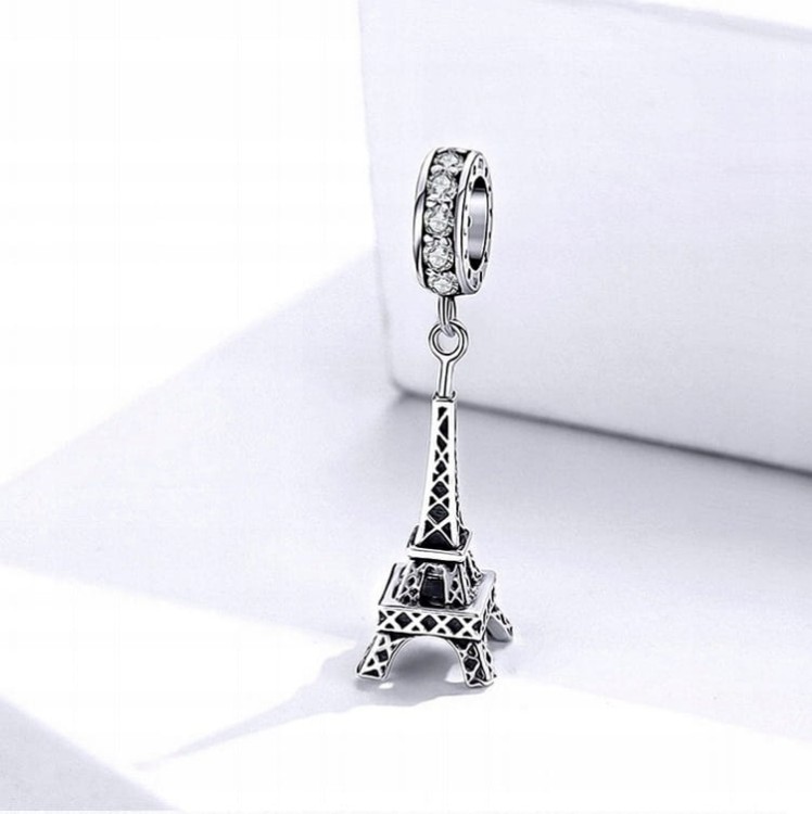 Charms do Pandora wieża Eiffla Paryż SREBRO próba s925
