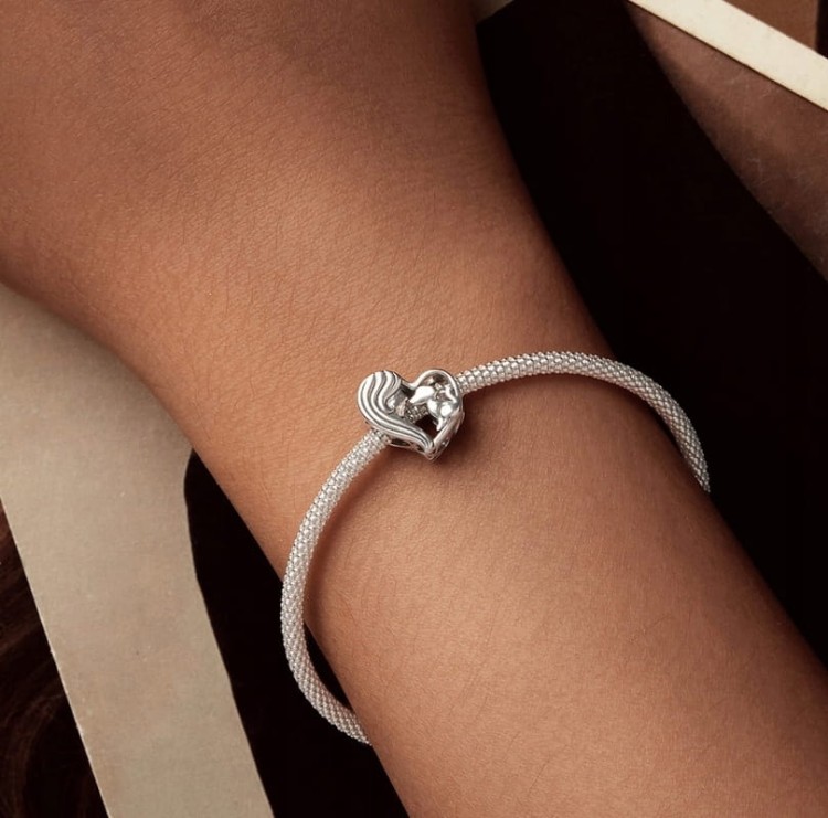 Charms do Pandora Pies  serce pupil SREBRO próba s925